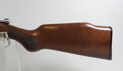 Single-shot bolt action rifle with sights,...