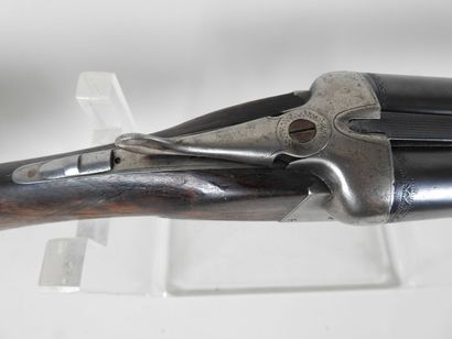 Belgian craftsman rifle with side-by-side...