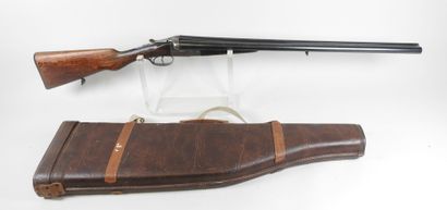 Belgian craftsman rifle with side-by-side...