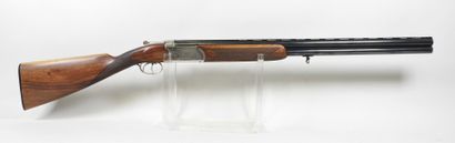VERNEY-CARRON shotgun with superimposed barrels...