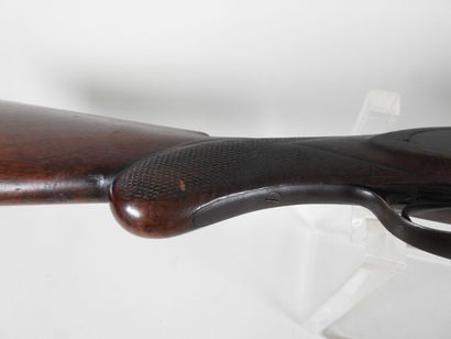 Piston rifle with juxtaposed barrels gauge...