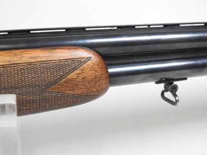 VERNEY-CARRON shotgun with superimposed barrels...