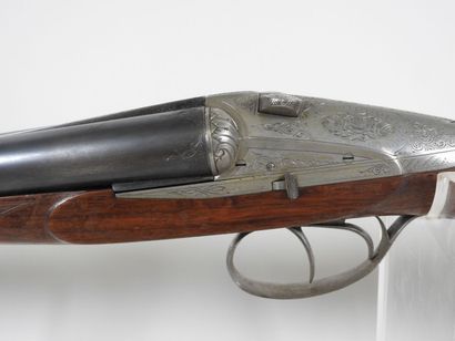 Fusil de chasse de marque GAUTHEY à canons...