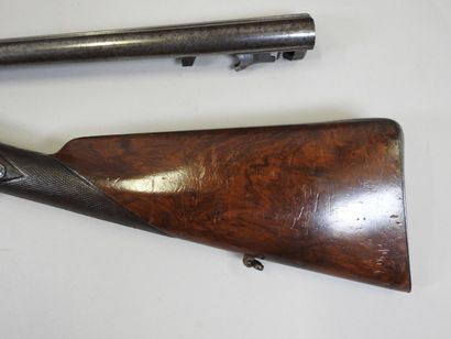 Beautiful rifle with pistons with juxtaposed...