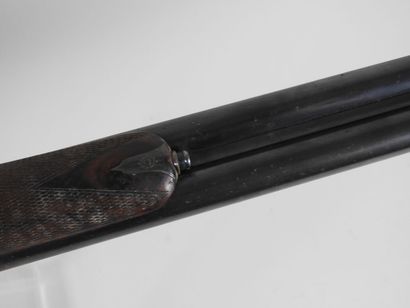 Fusil de chasse d'artisan à canons juxtaposés...