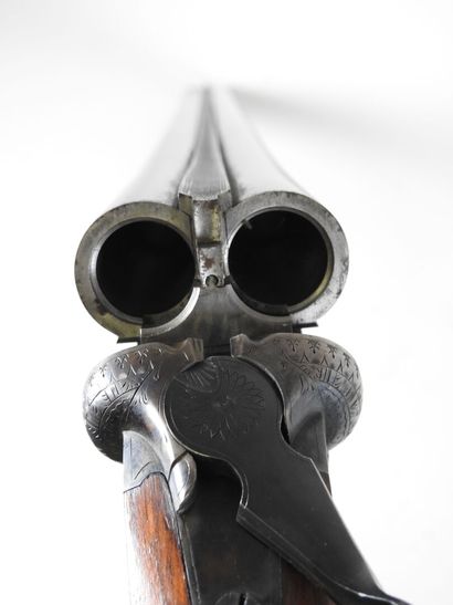Fusil de chasse à canons juxtaposés calibre...