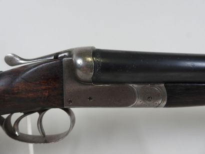 Belgian craftsman rifle with side-by-side...
