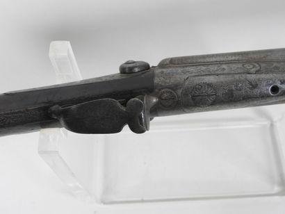 Fusil à pistons à percussion centrale à canons...