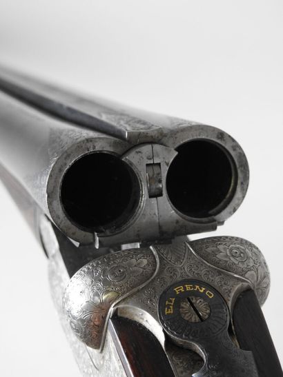 Fusil de chasse à platines de marque EL RENO,...