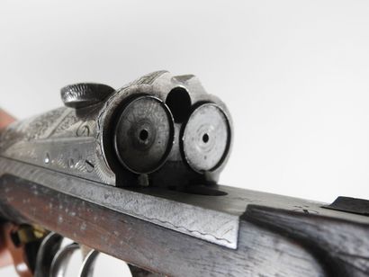 Fusil de chasse de marque DARNE à canons...