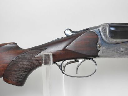MERKEL shotgun with juxtaposed barrels gauge...