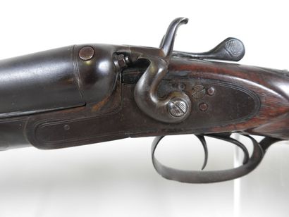 Piston rifle with juxtaposed barrels gauge...