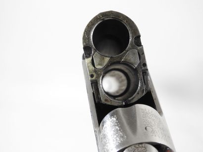VERNEY-CARRON shotgun with superimposed barrels...
