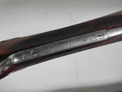 Belle paire de fusils à platines de marque...