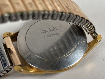 ANEW.

Men's wristwatch in gilt metal, the...