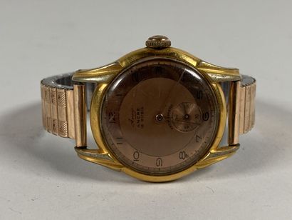 ANEW.

Men's wristwatch in gilt metal, the...