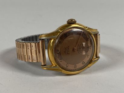 ANEW.

Men's wristwatch in gilt metal, the...