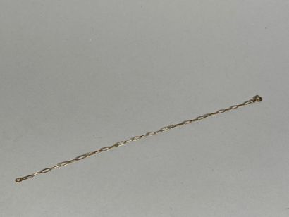 Yellow gold bracelet 18K with oval mesh.

Weight...