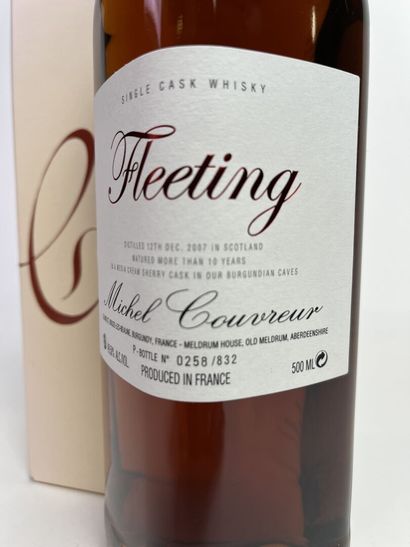 WHISKY. Michel Couvreur. Fleeting. Bottle...