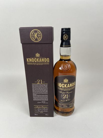 WHISKY. Knockando 21 years. Distilled 1994....