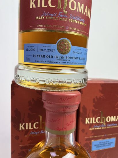 WHISKY. Kilchoman. 14 years old. Fresh Bourbon...