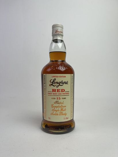 WHISKY. Longrow 15 years. Pinot Noir Cask...