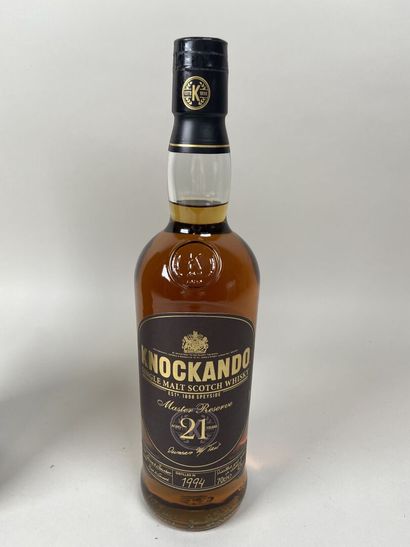 WHISKY. Knockando 21 years. Distilled 1994....