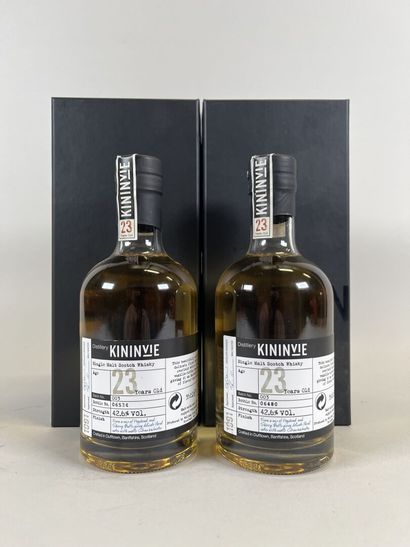 WHISKY. Kininvie. 23 years. Batch n°3. botlles...