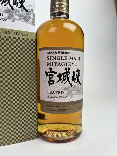 WHISKY. Nikka. Miyagikyo. Peated. Bottled...