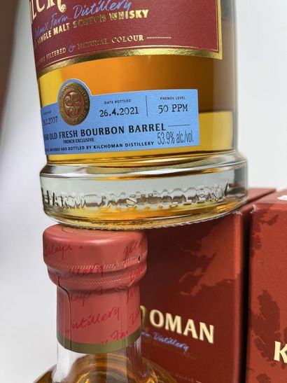 WHISKY. Kilchoman. 14 years old. Fresh Bourbon...