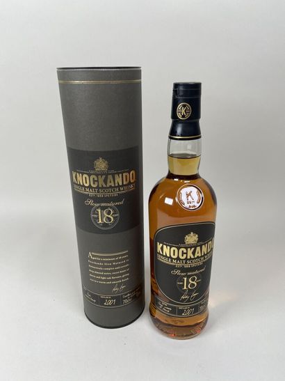 WHISKY. Knockando 18 years. Distilled 2001....