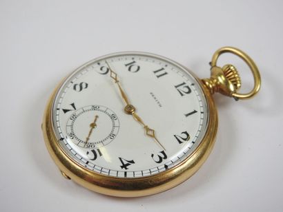 ZENITH.
Pocket watch in 18K yellow gold,...