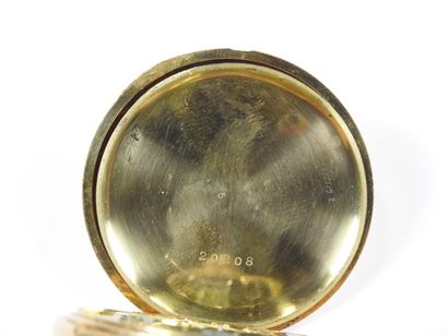 ZENITH.
Pocket watch in 18K yellow gold,...