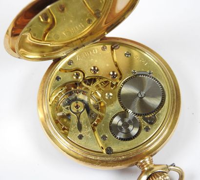 ZENITH.
Pocket watch in 18K yellow gold,...