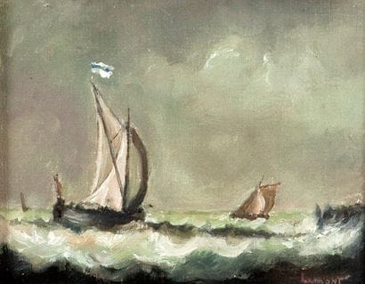 LAMONT Joseph
Marine Huile sur toile SBD,...