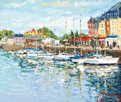 LEGENDRE Guy
Honfleur Huile sur toile SBD,...