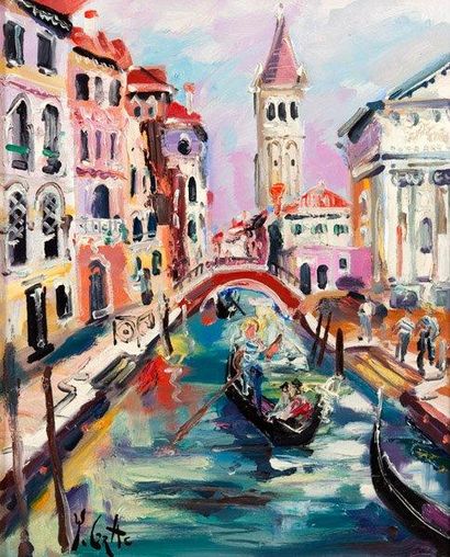 GRAC Yvon
Le rio de San Barnaba, Venise Huile...