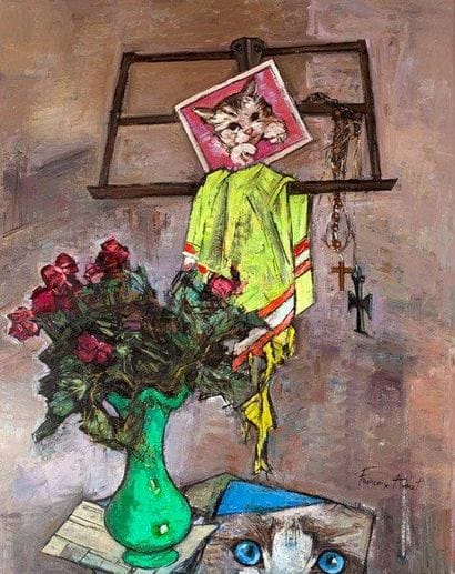 ADNET Françoise
Le petit chat Huile sur toile...