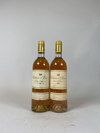SAUTERNES. 1st CCS. Château d'Yquem. 1981....