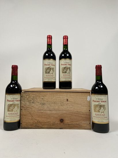 BORDEAUX . Château Prieuré Virsac. 10 bt...