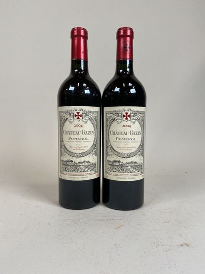 POMEROL. Château Gazin. 2004. 2 bt.