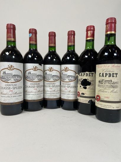 MOULIS EN MEDOC. Château Chasse-Spleen. 1990....