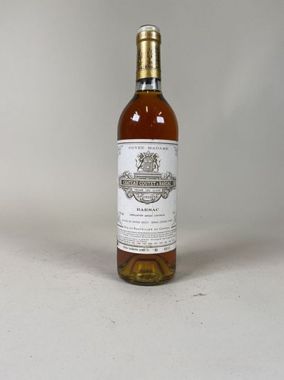 BARSAC. 1st GCC. Château Coutet. 1988. Cuvée...
