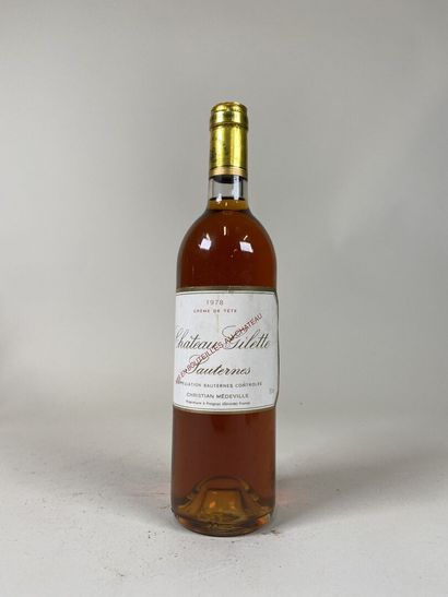 SAUTERNES. Château Gilette. Crème de Tête....
