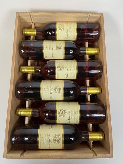SAUTERNES. 1er GCC. Château Suduirault. 1990....