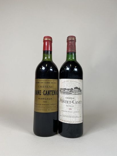 Lot Grands Crus Classés rive gauche:
- PAUILLAC....