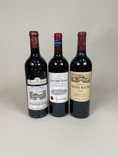 SAINT EMILION. GCC. Lot de Grands Crus Classés...