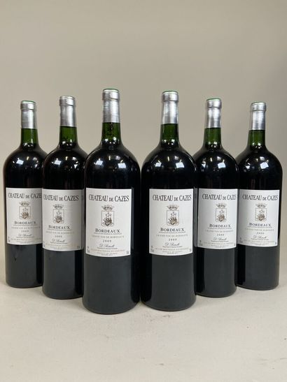 BORDEAUX. Château de Cazes. 2009. 6 Magn...