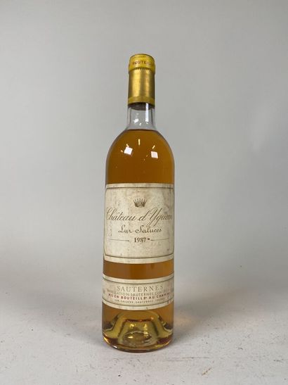 SAUTERNES. 1st CCS. Castle of Yquem. 1987....