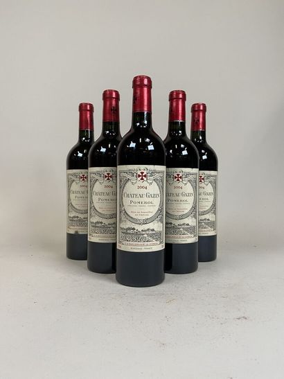 POMEROL. Château Gazin. 2004. 6 bt.